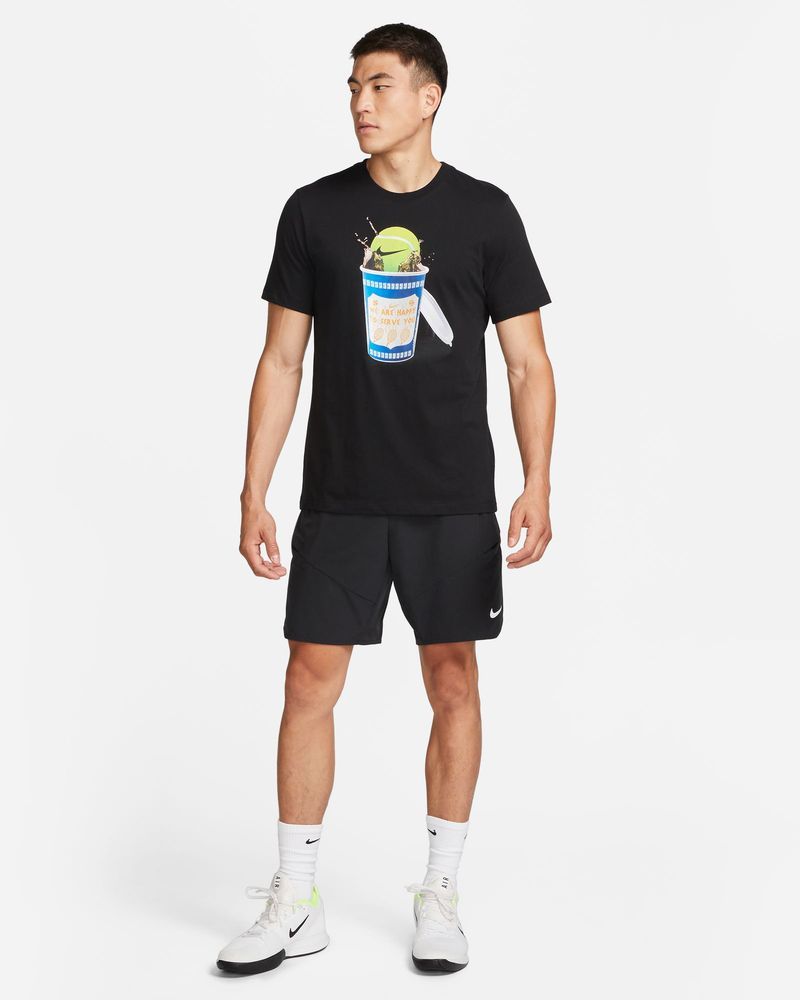 T-shirt de tennis Nike NikeCourt Noir pour homme