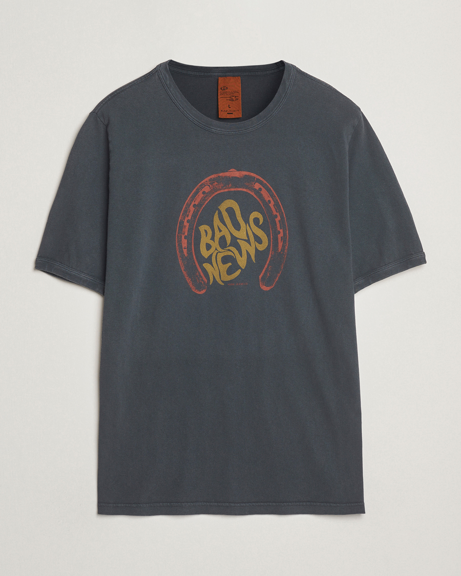 Nudie Jeans Ricky Bad News T-Shirt Antracite