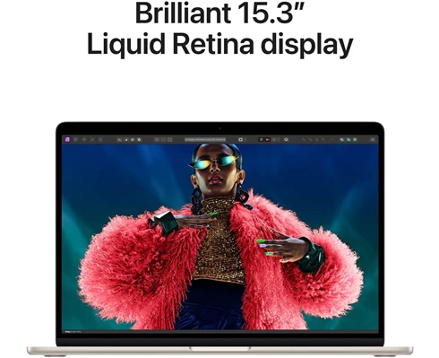 Apple 15-inch MacBook Air - M3 chip 8-core CPU   10-core GPU, 16GB RAM, 512GB SSD - Starlight