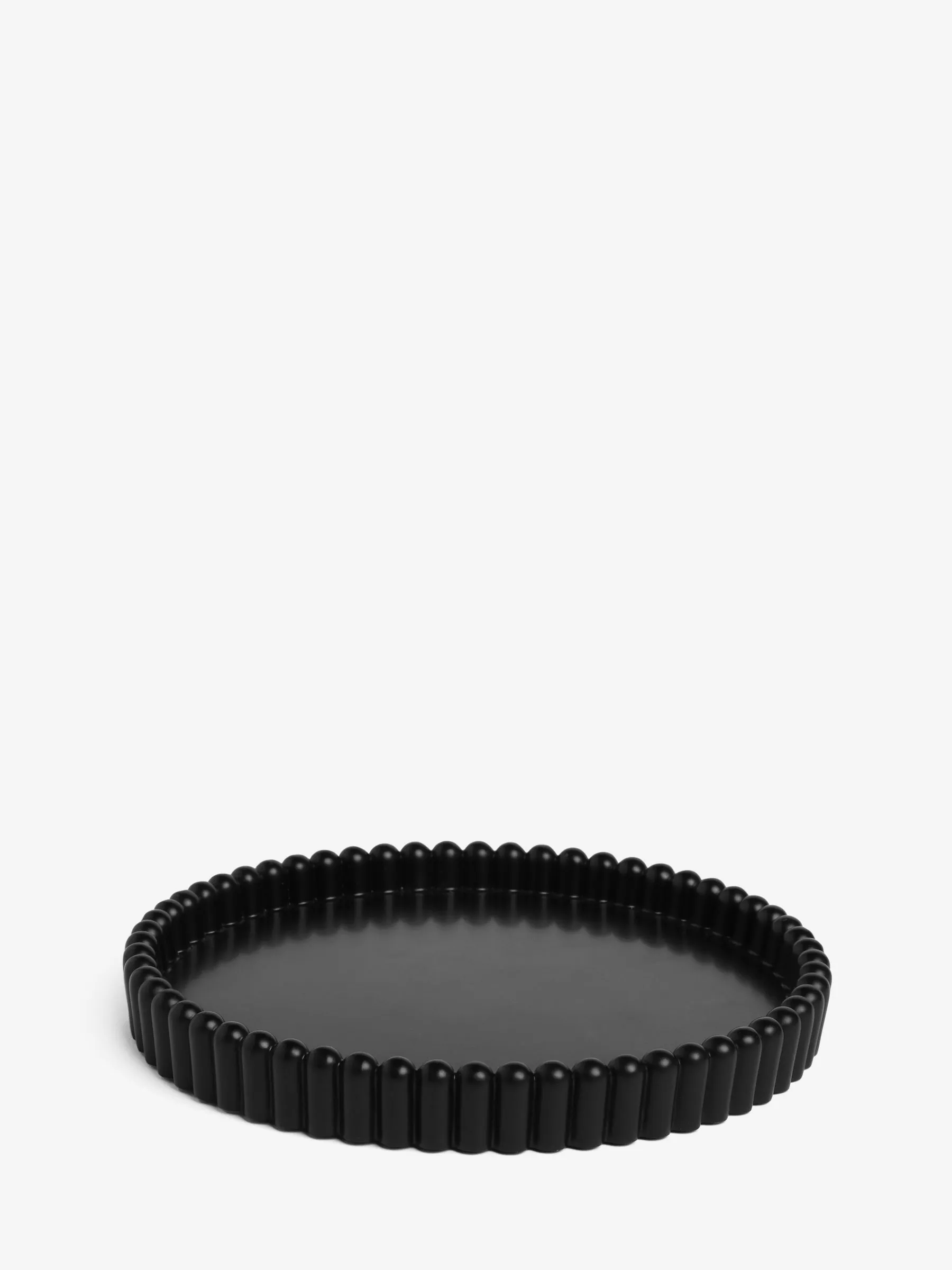 Geribbeld rond dienblad