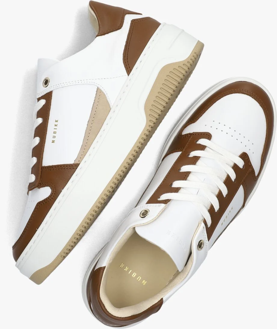 NUBIKK witte nubikk lage sneakers basket court