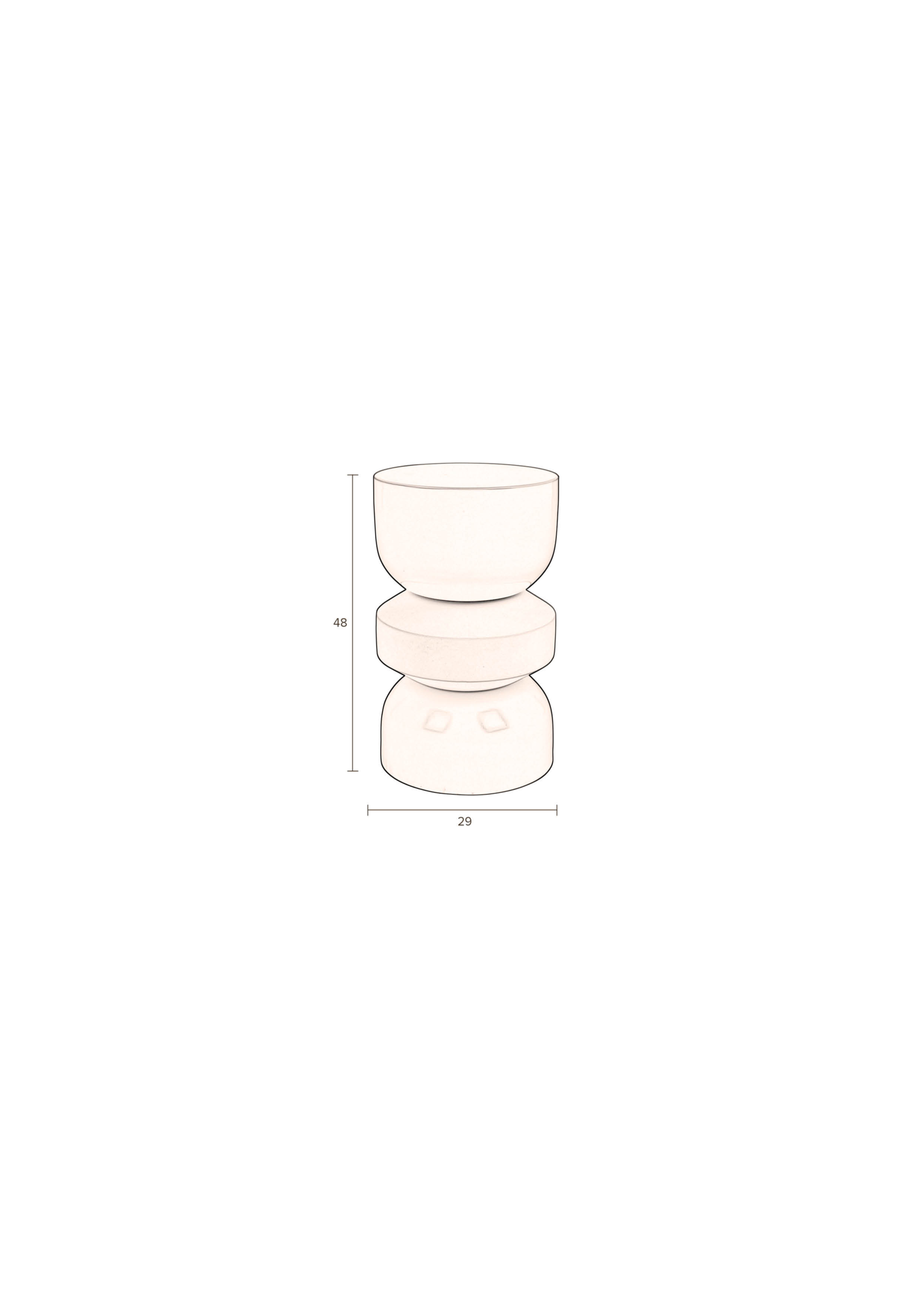 Stool Apollo Terra