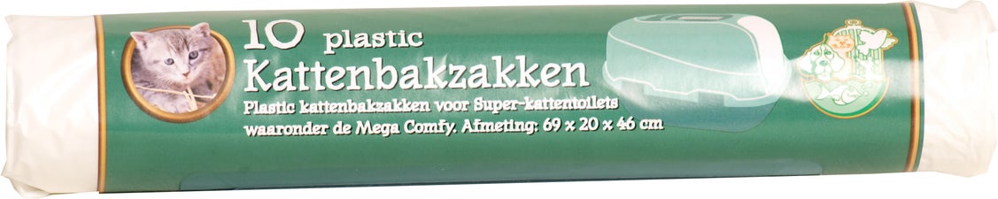 Bio-kattenbakzak mega comfy 10 stuks