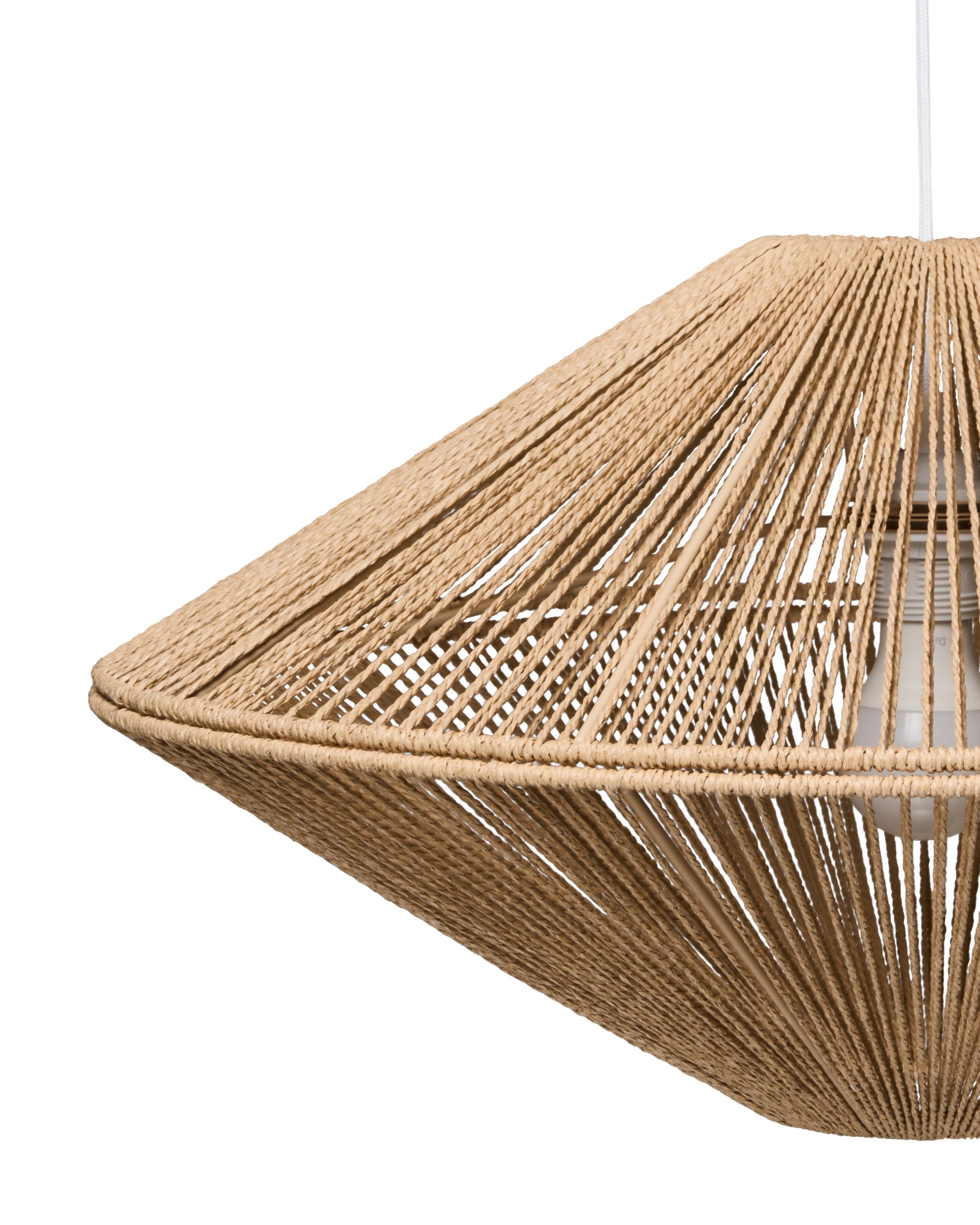 Hanglamp CAVES Papierkoord Natuurlijk