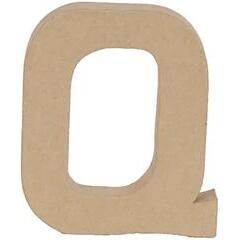 Lettre Q kraft 20cm - Kraft
