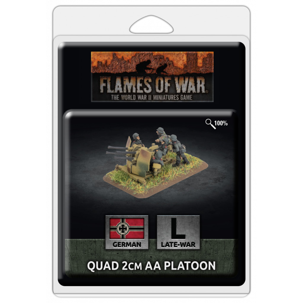 Flames of War - Quad 2cmm AA Platoon