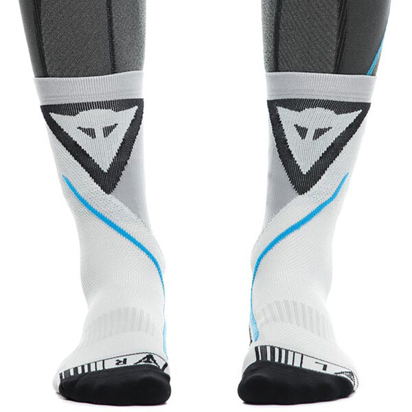 Dainese - Chaussettes Dry Mid Sock Blanc / Noir
