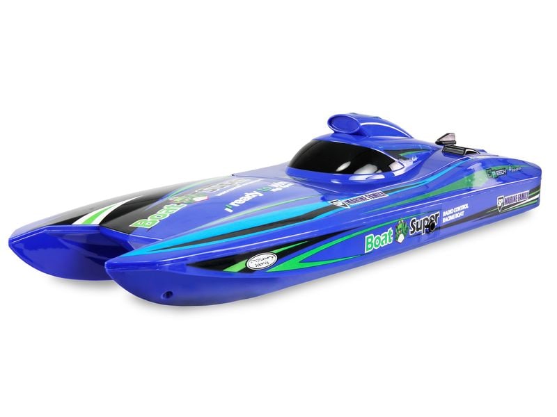 Amewi Katamaran Jetboot Blue Arrow Brushless 400 mm RTR Speedboot Katamaran mit Brushless Jetantrieb