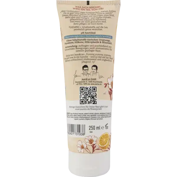 Duftende Body Lotion mit Orangen- und Ingwer-Extrakt