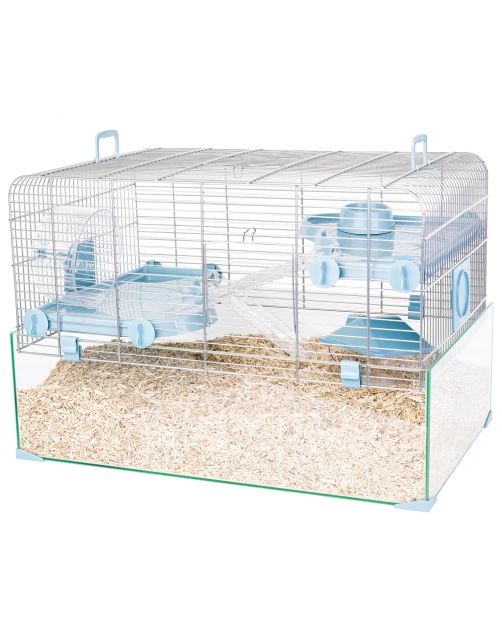 Zolux Panas 60 - Dierenverblijf - 59x39x40 cm Blauw