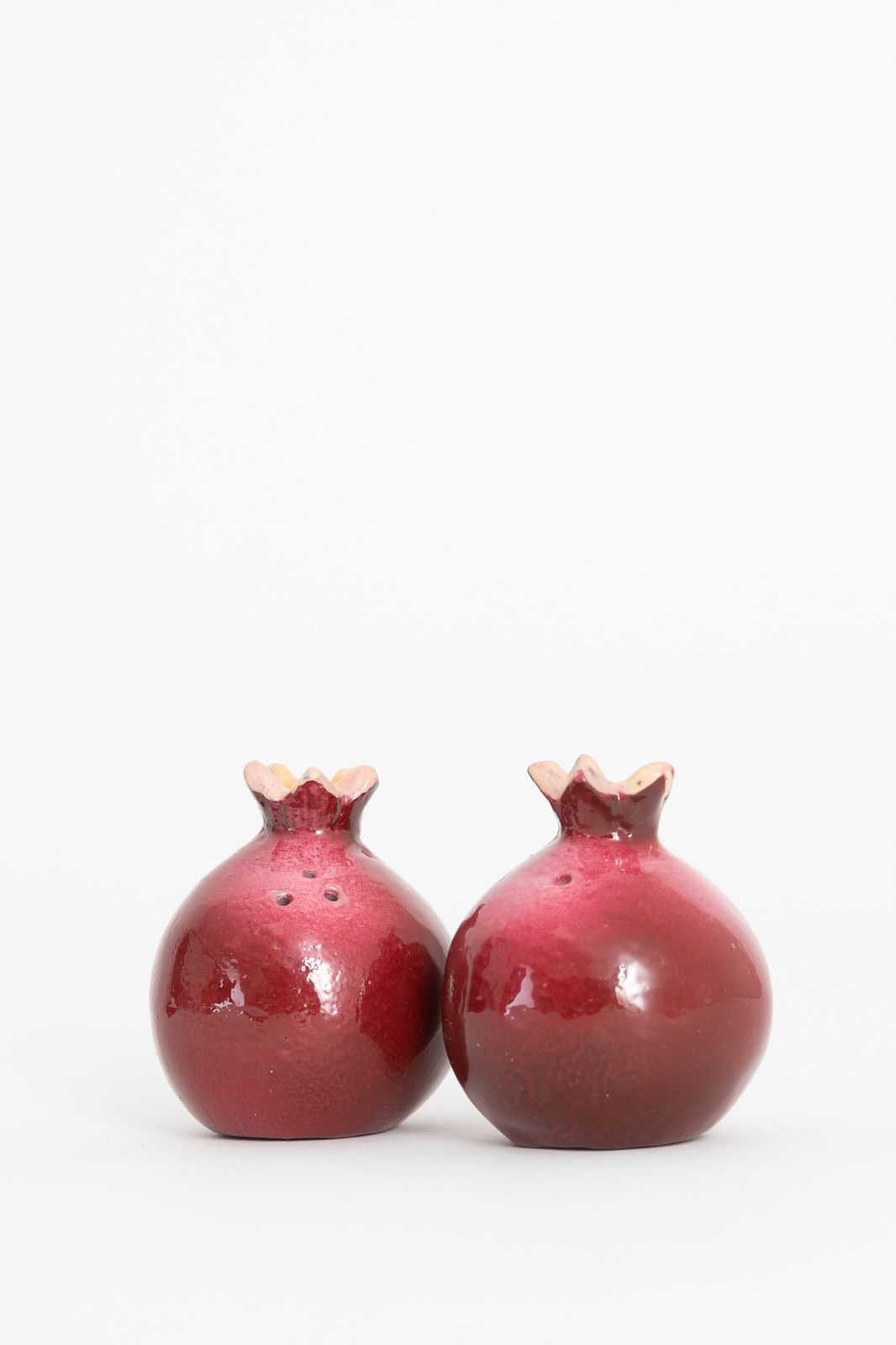 Peper en zout stel pomegranate