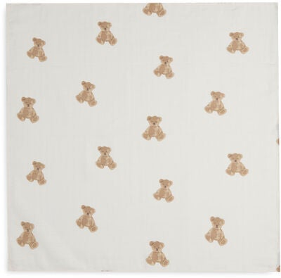 Jollein Musselinteppe 3-Pack, Teddy Bear