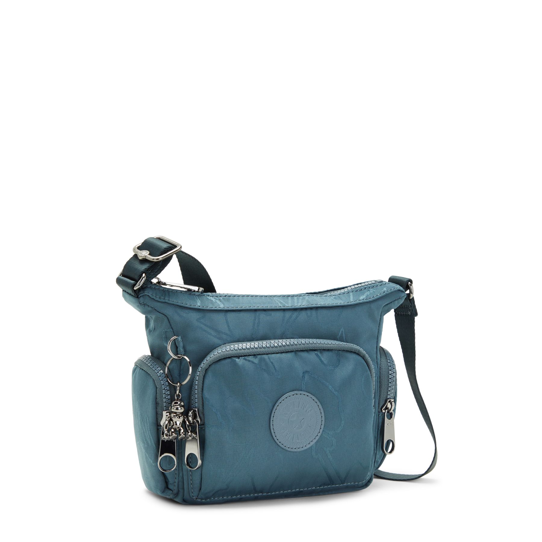 GABBIE MINI Petit sac à bandoulière avec sangle réglable - Nocturnal Grey Jacquard