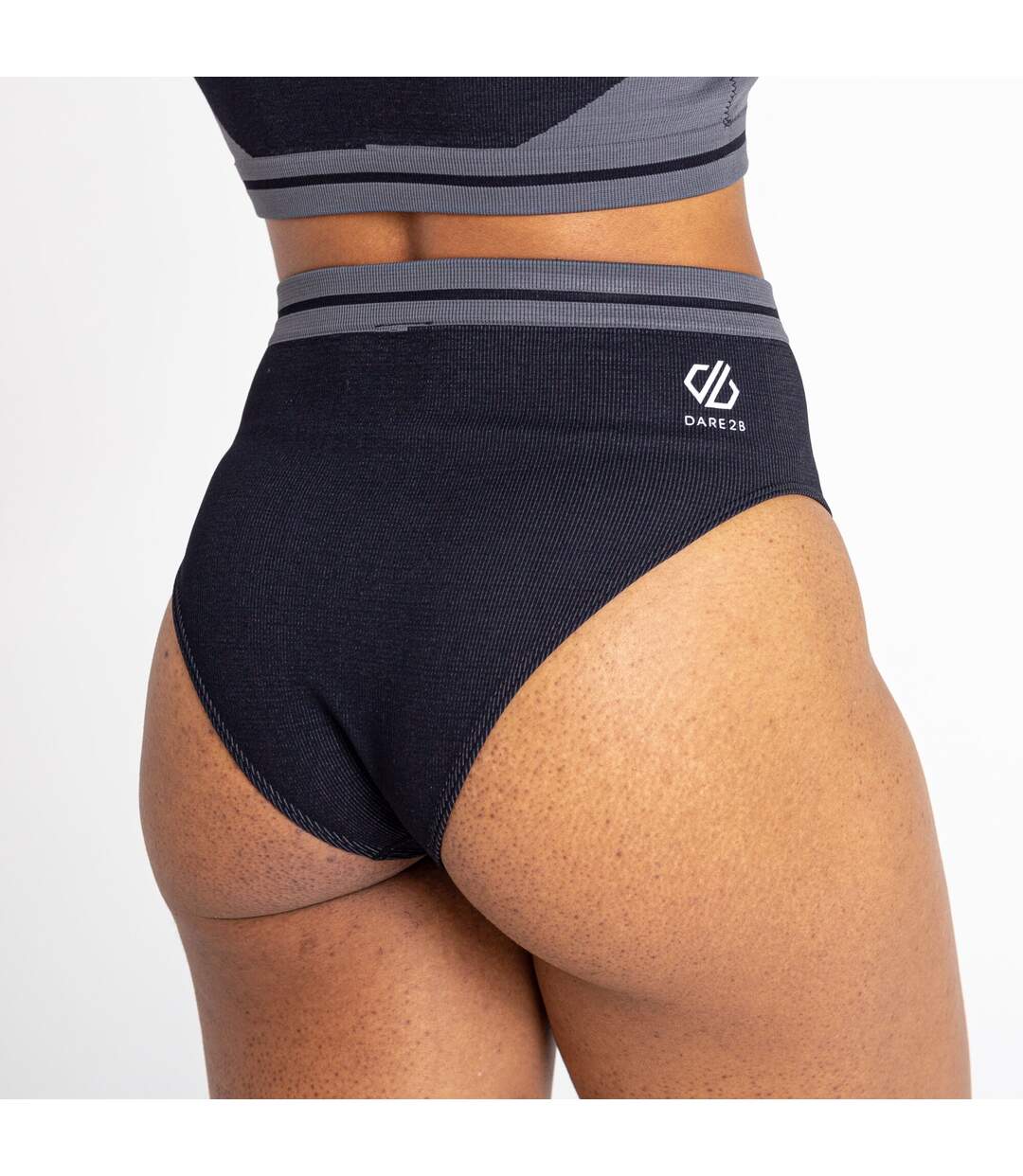 Dare 2B Femmes/Dames The Laura Whitmore Edit Don't Sweat It Bas de bikini recyclé (Noir/Gris anthracite) - UTRG7026