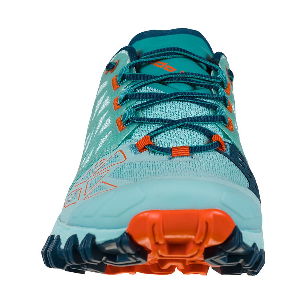 La Sportiva BUSHIDO II - Chaussures trail Femme lagoon/cherry tomato