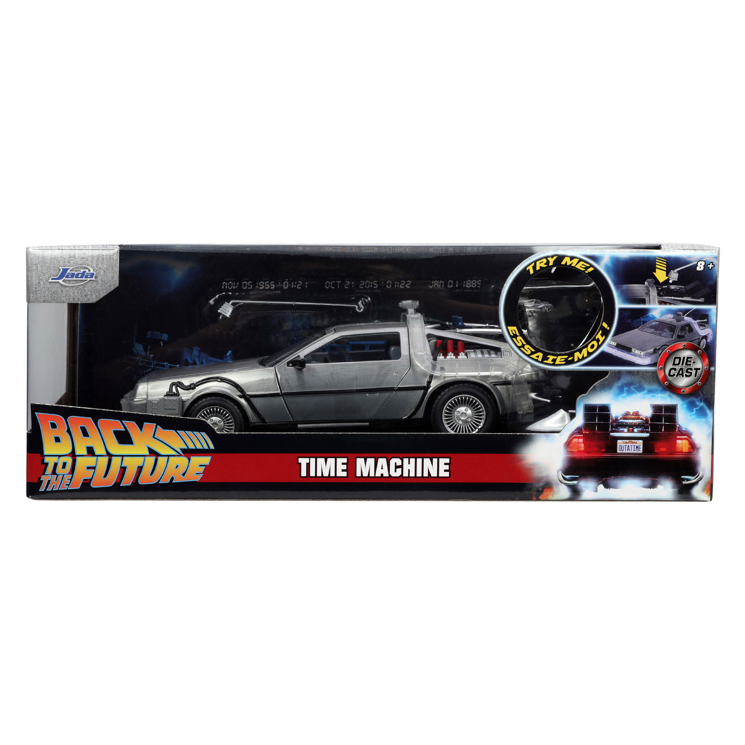 Jada Die-Cast Time Machine Back to the Future 1) 1:24