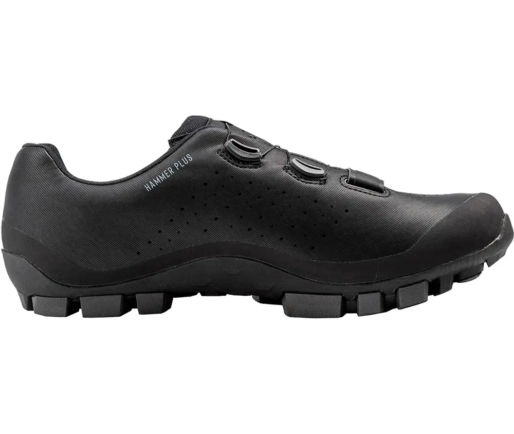 Northwave Hammer Plus Mountainbikeschoenen Zwart/Donkergrijs Heren