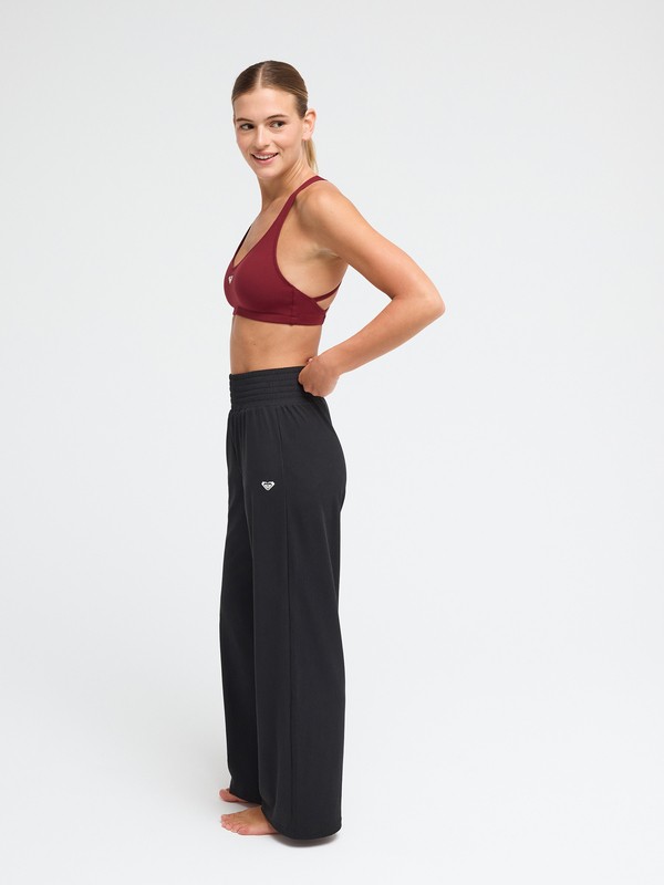 Rise & Vibe Pantalon de sport Noir Femme