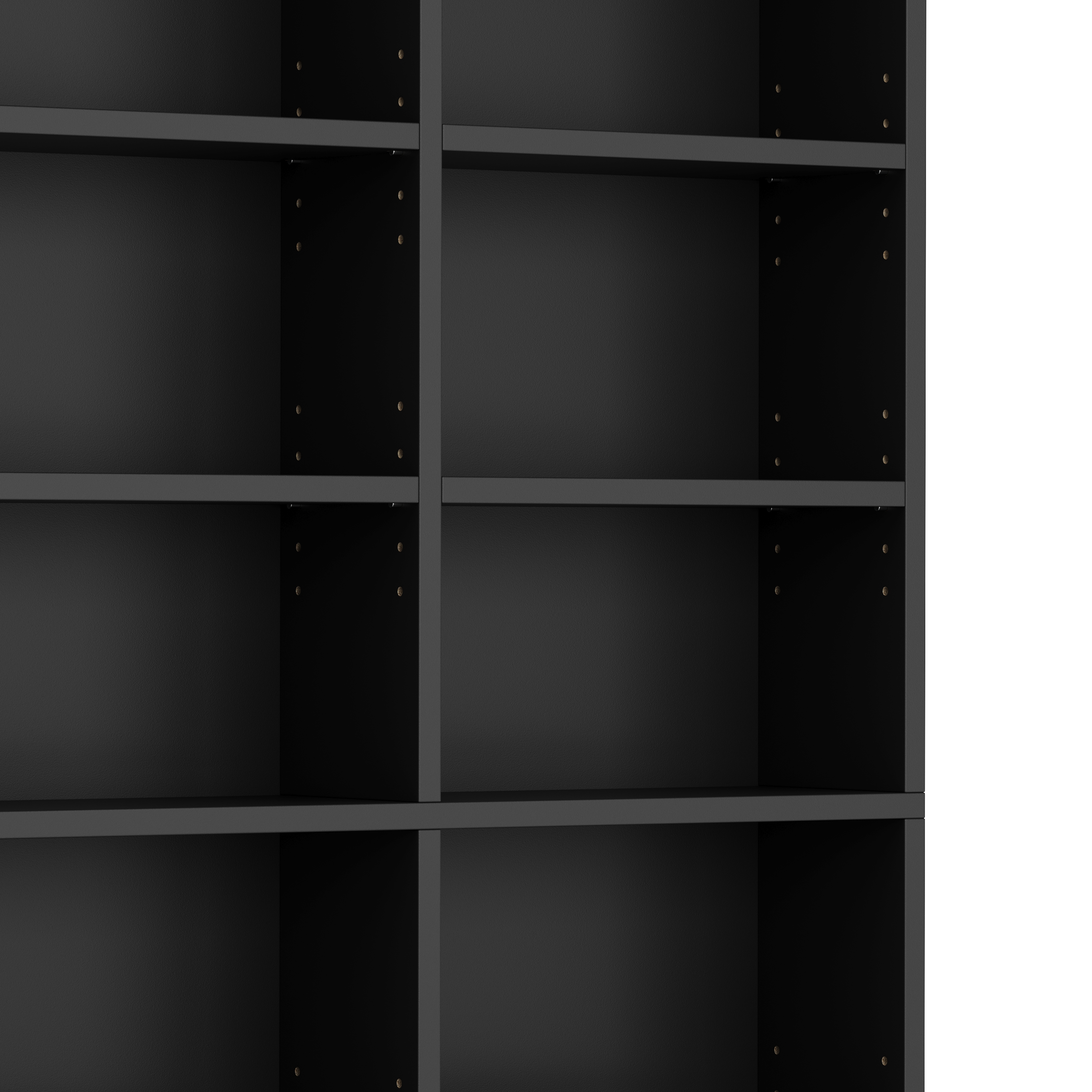 Bücherregal CD-Schrank MAKS 102 x 175 cm schwarz