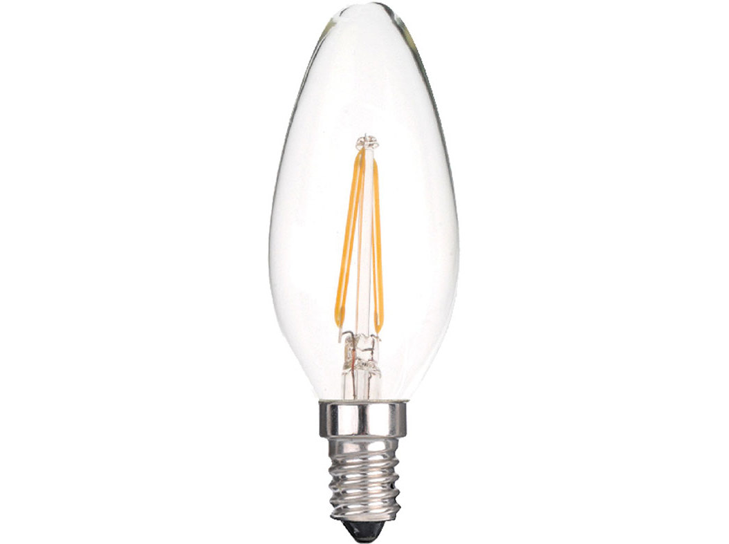 LÂMPADA LED VELA AUCHAN E14 25W LUZ BRANCA CLARA