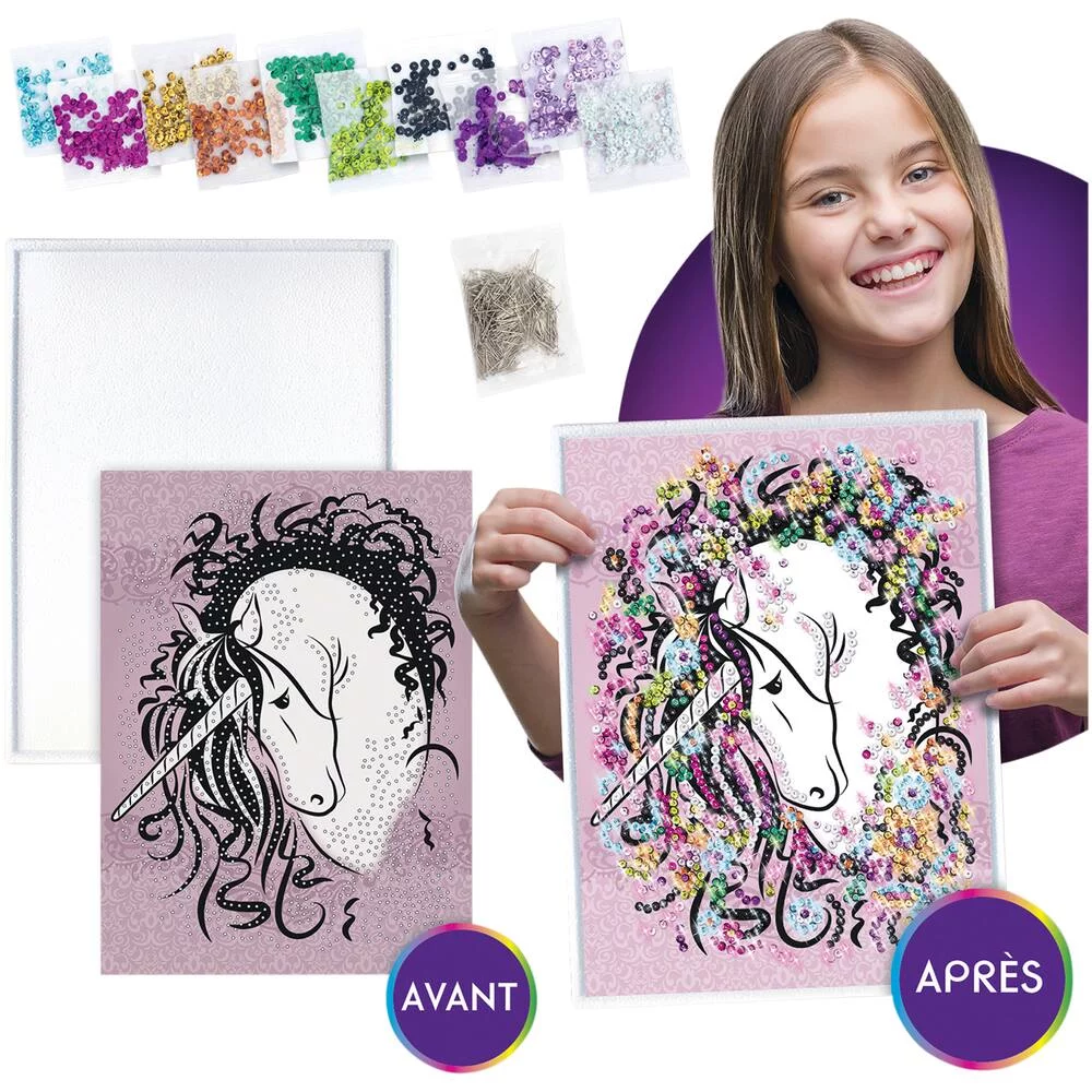 MILLE ET UN SEQUINS - LICORNE ENCHANTEE
