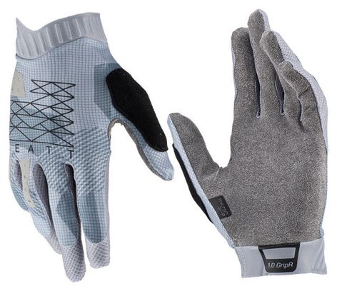 Gants Longs Leatt MTB 1.0 GripR Gris
