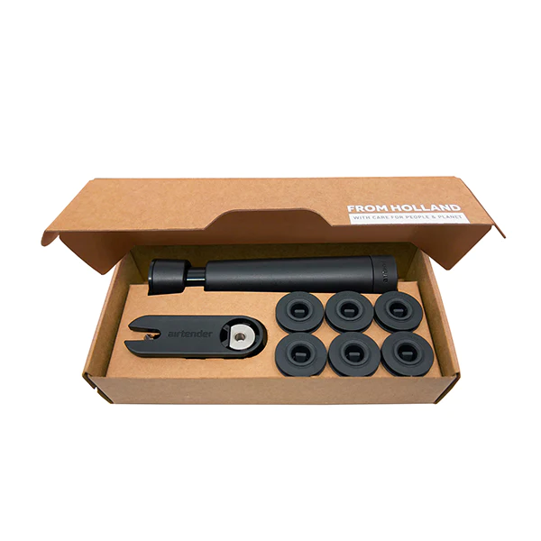 Coffret vide d'air pour le vin et les aliments Airtender