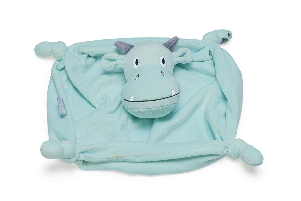Beeztees Draak Knuffeldoek - Puppyspeelgoed - groen - 35.5x13x5 cm - S