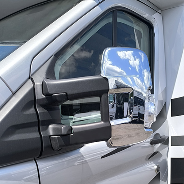 Coques rétros Chrome HTD Camping-Car Ford Transit après 2014