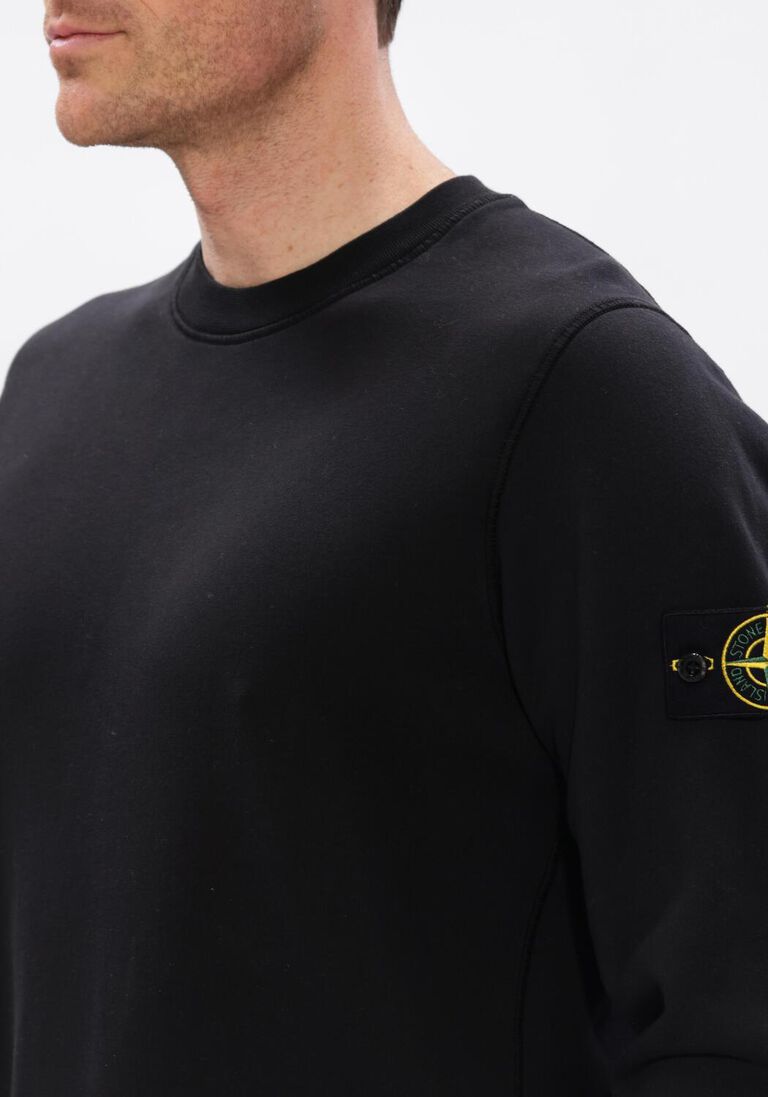 zwarte stone island sweater sweatshirt s0051