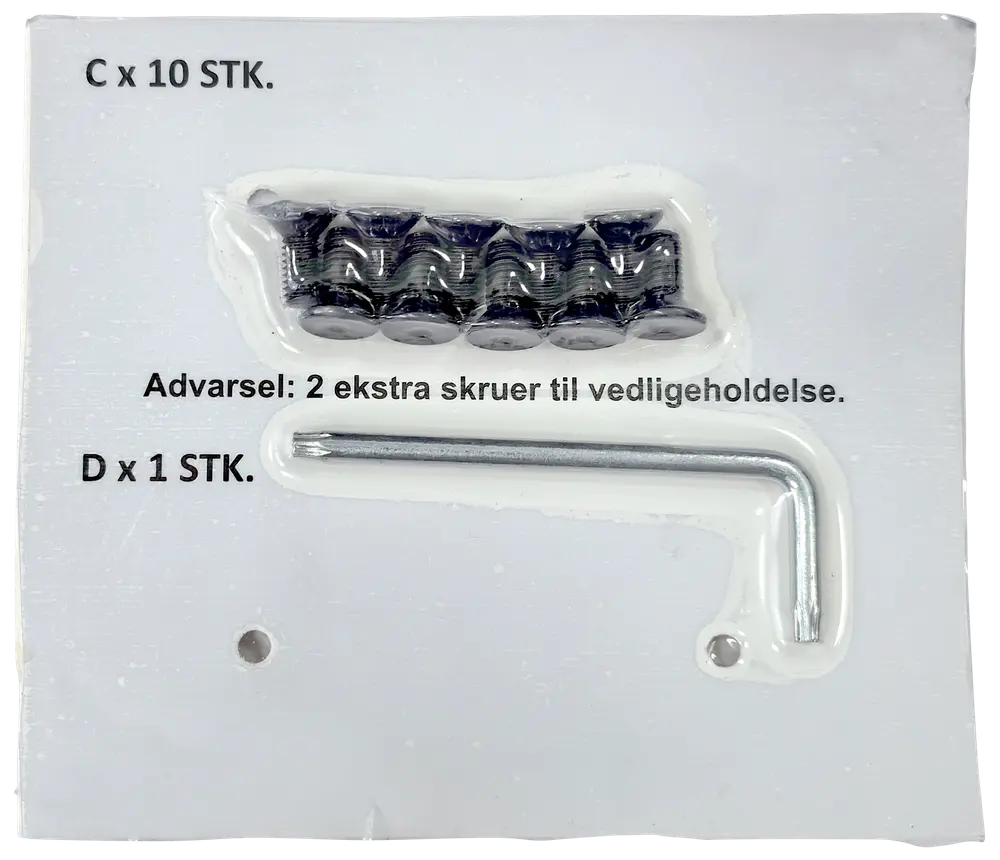 Skruesæt til havebænk 41902
