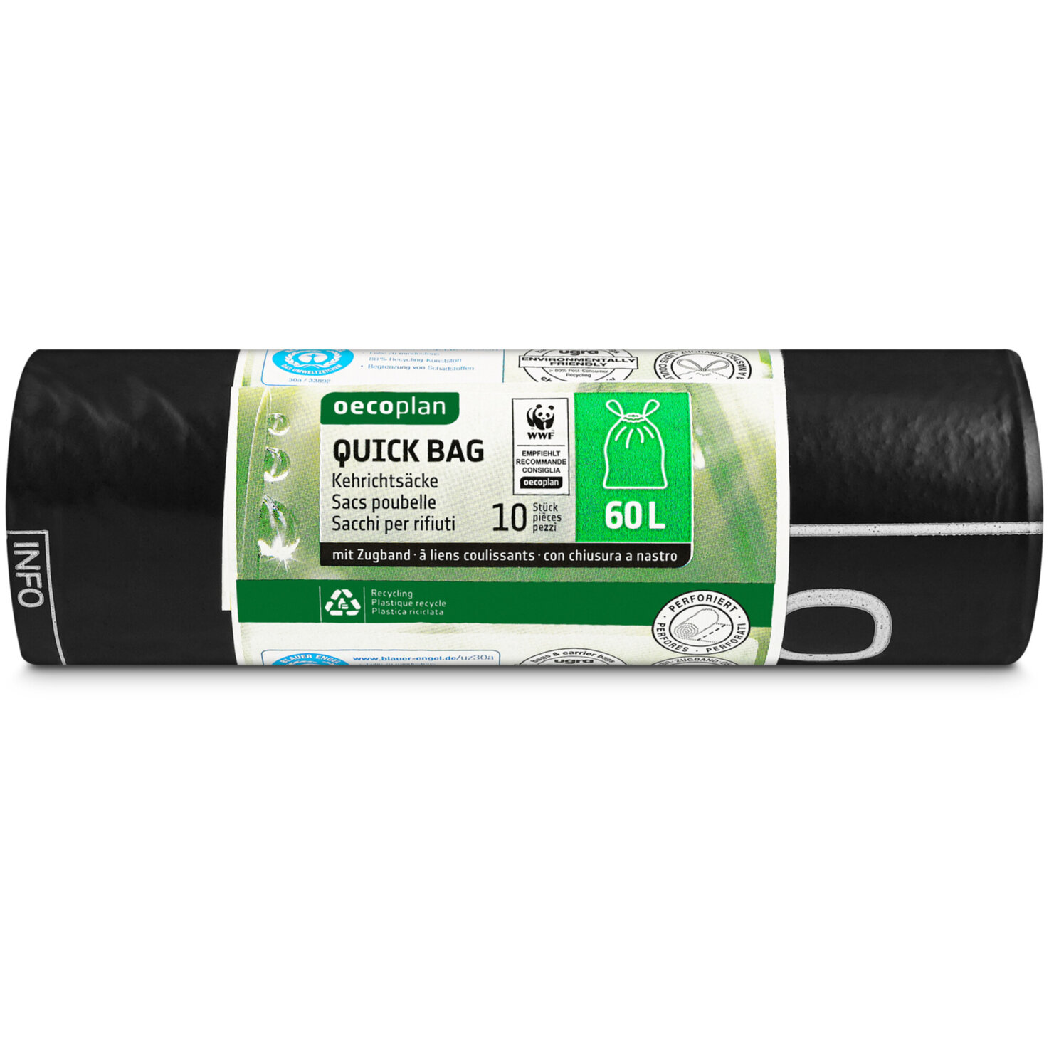Oecoplan Quick Bag Abfallsack 60L 10 Stück
