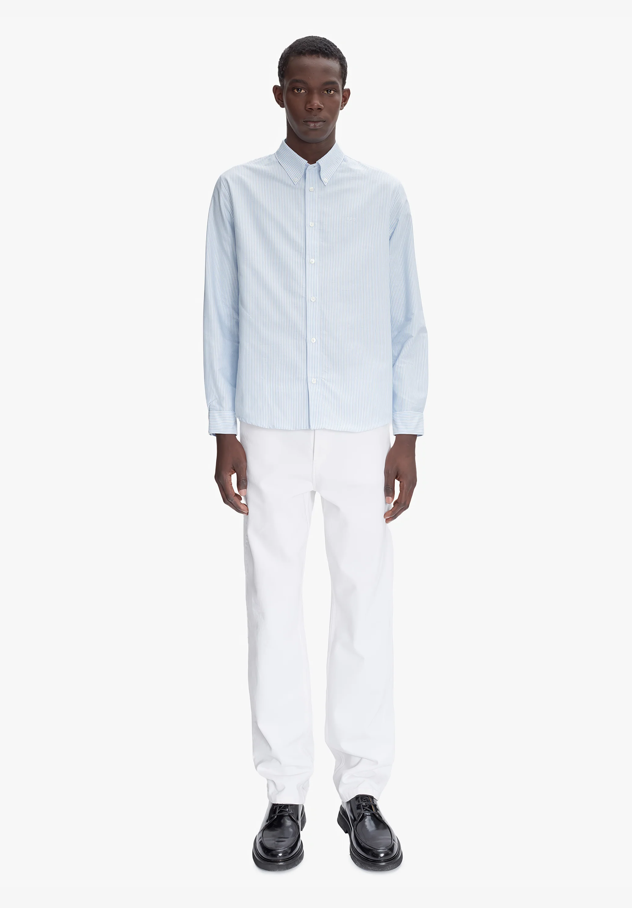 chemise greg logo - Bleu