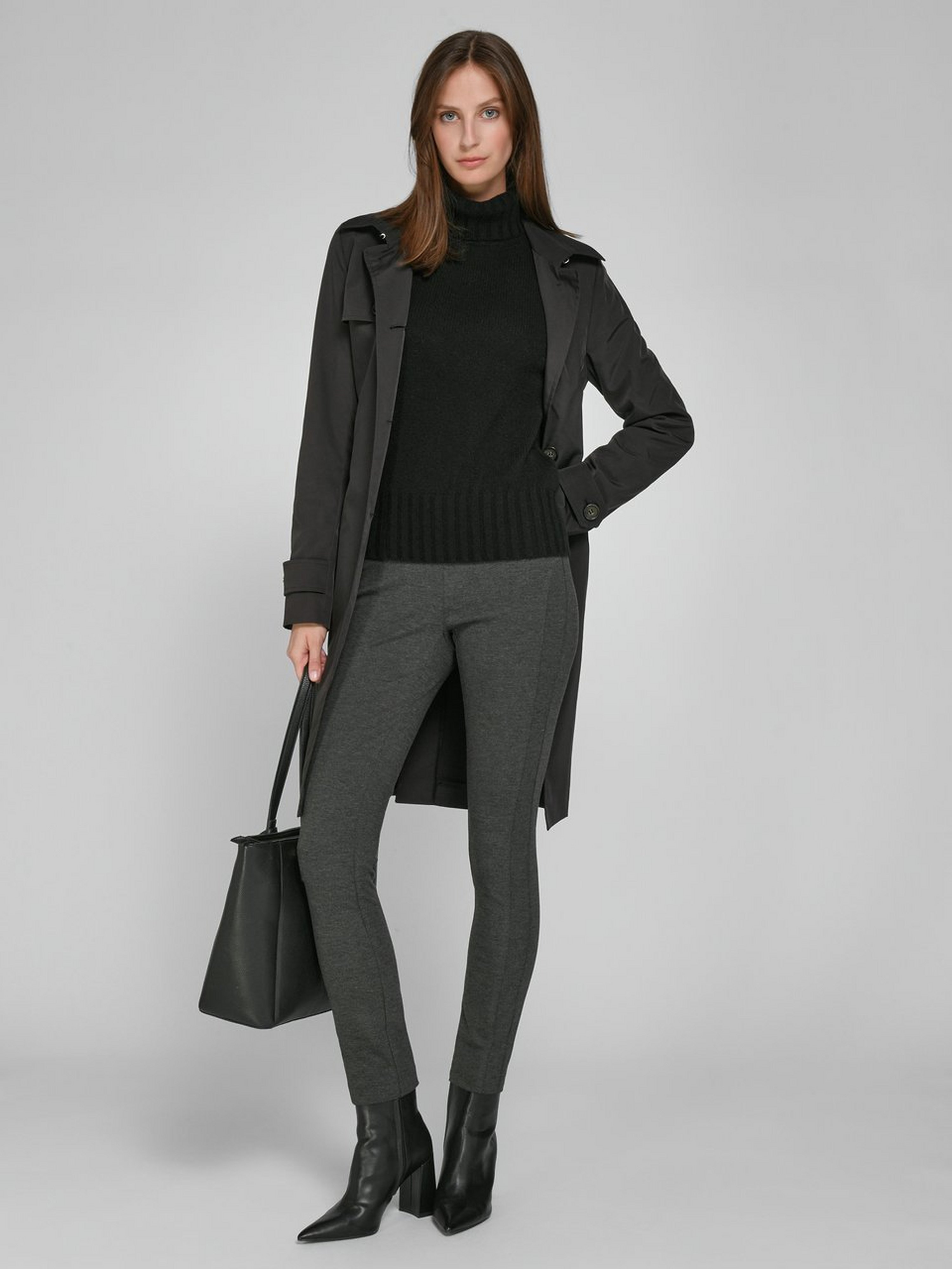 Knöchellange Jersey-Hose Passform Sylvia