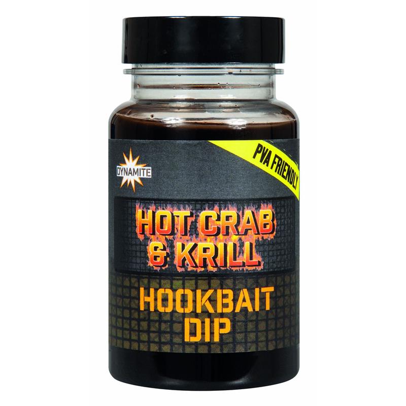 Trempage Dynamite Baits Concentrate Dip Hot Crab & Krill