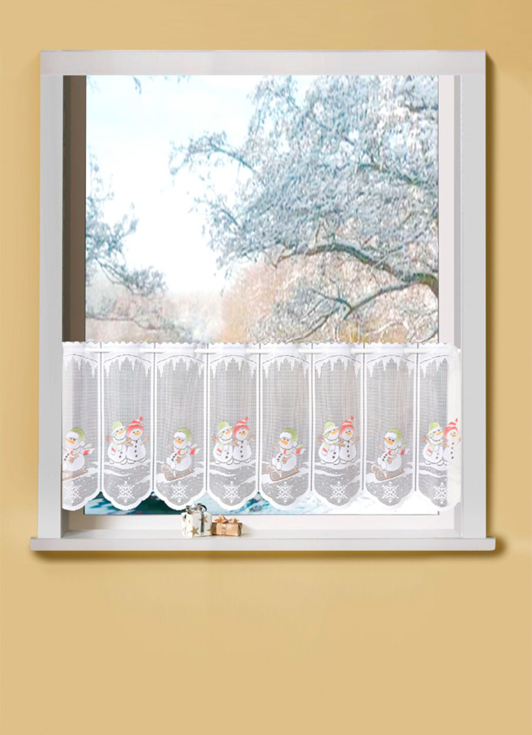 Kurzstore mit Schneemännern