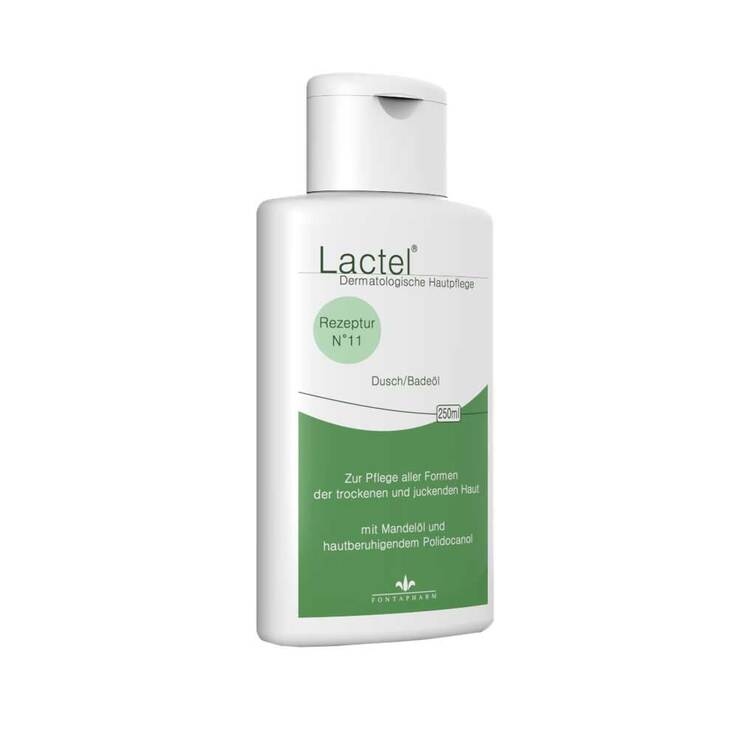 Lactel Nr.11 Dusch/Badeöl mit Mandelöl, 250 ml