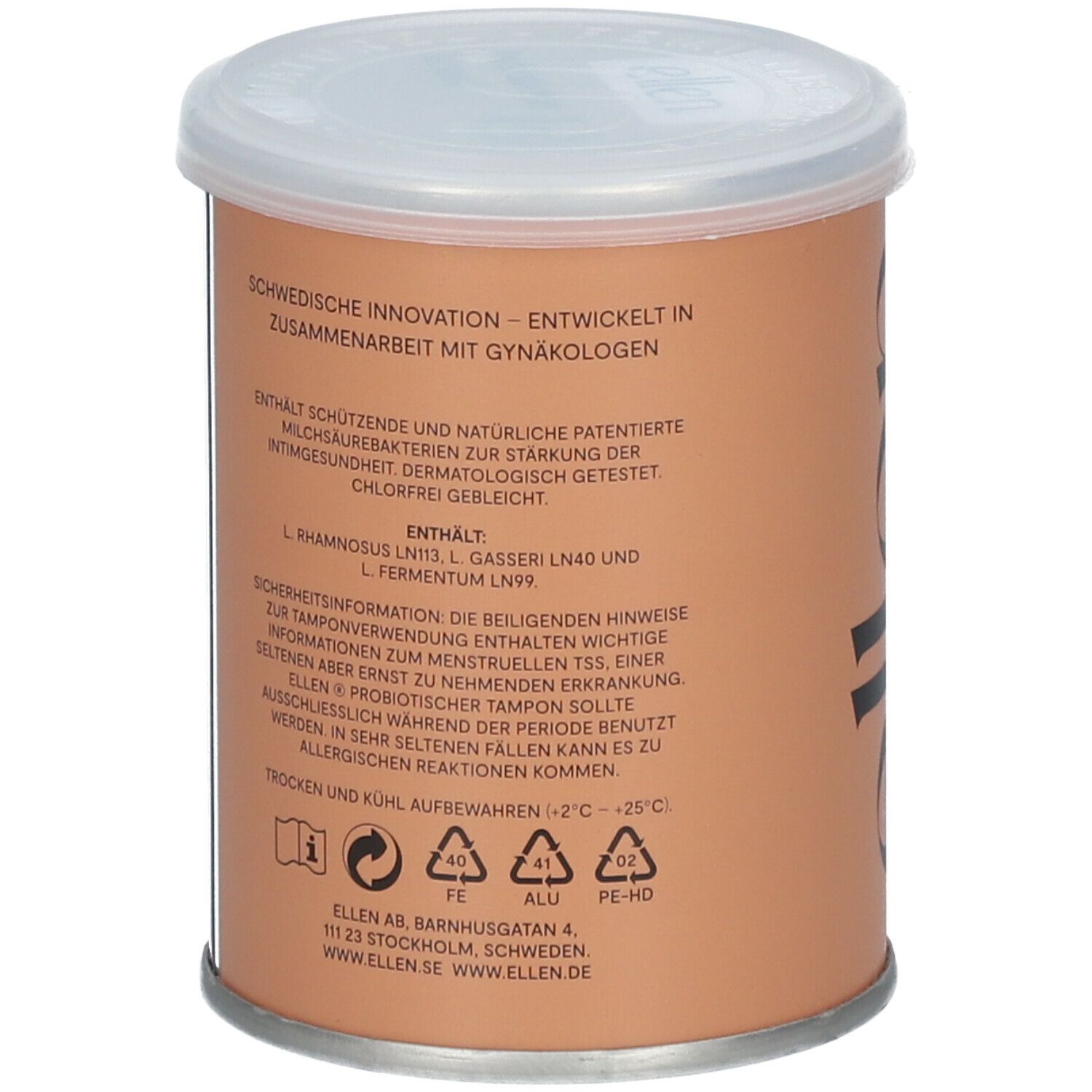 ellen® probiotischer Tampon stark