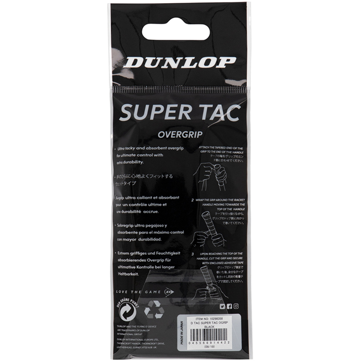 Dunlop D Tac Super Tac Overgrip 1 St.