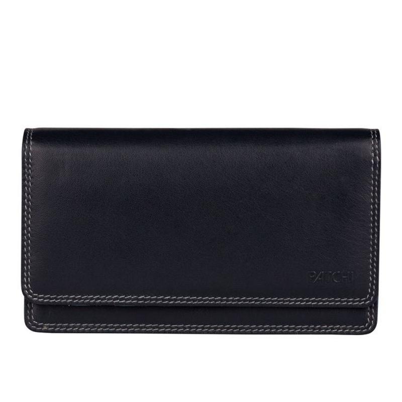 Patchi Dames Portemonnee L ZWART-MULTI