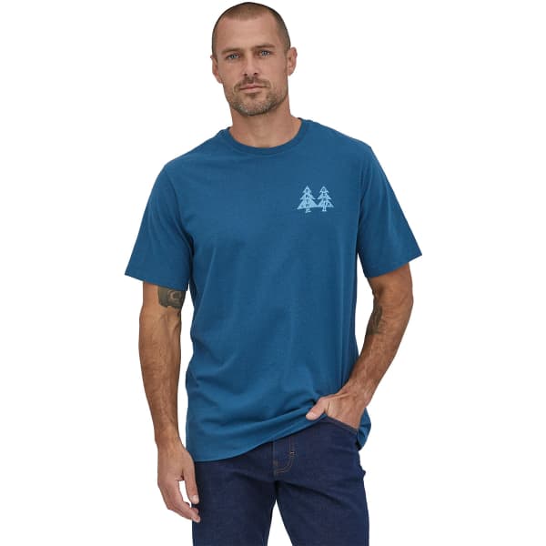T-shirt PATAGONIA M'S HOW TO CHANGE RESPONSIBILI-TEE WAVY BLUE