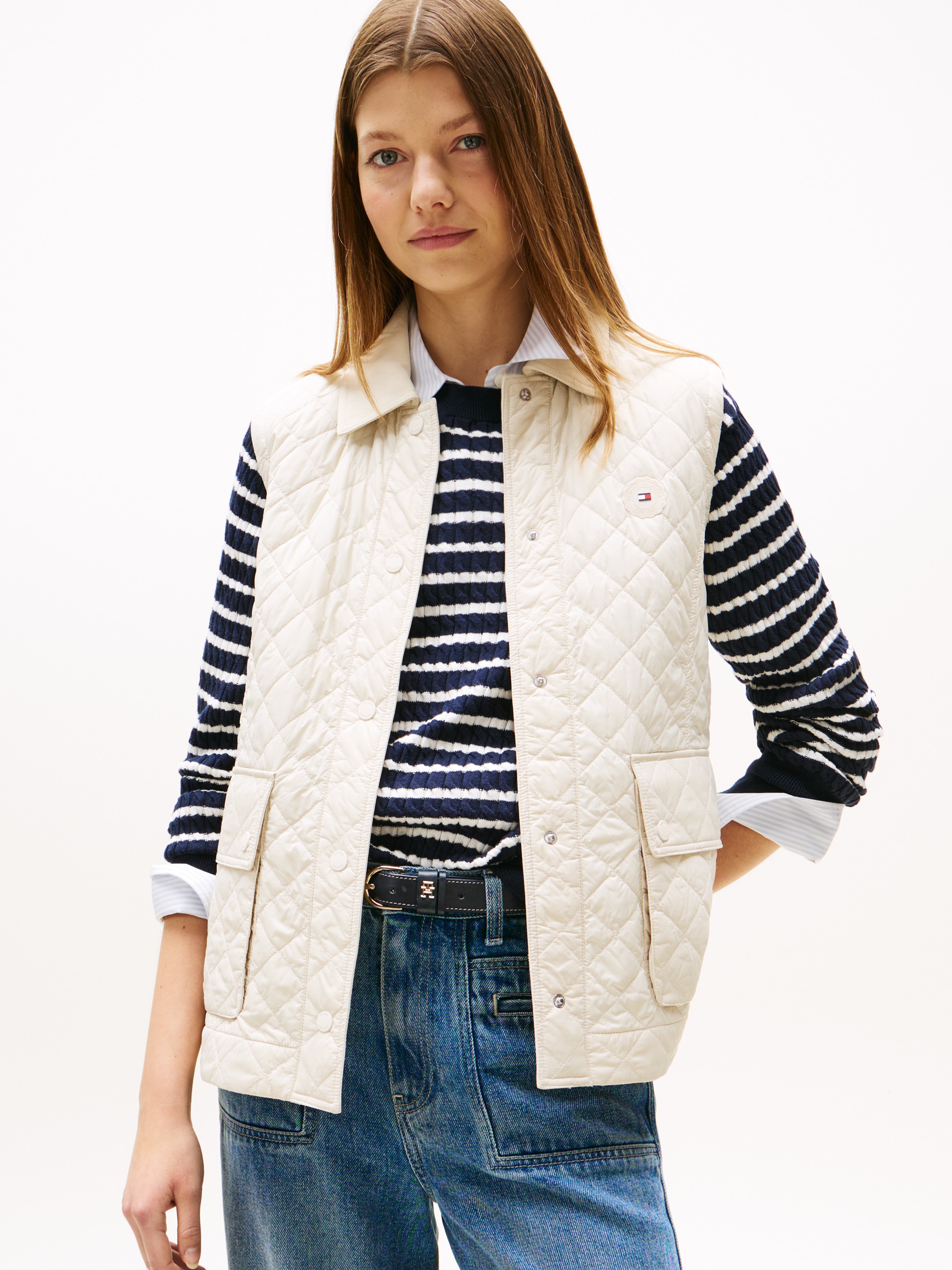 Tommy Hilfiger Steppweste »PADDED NYLON SLIM QUILTED VEST«