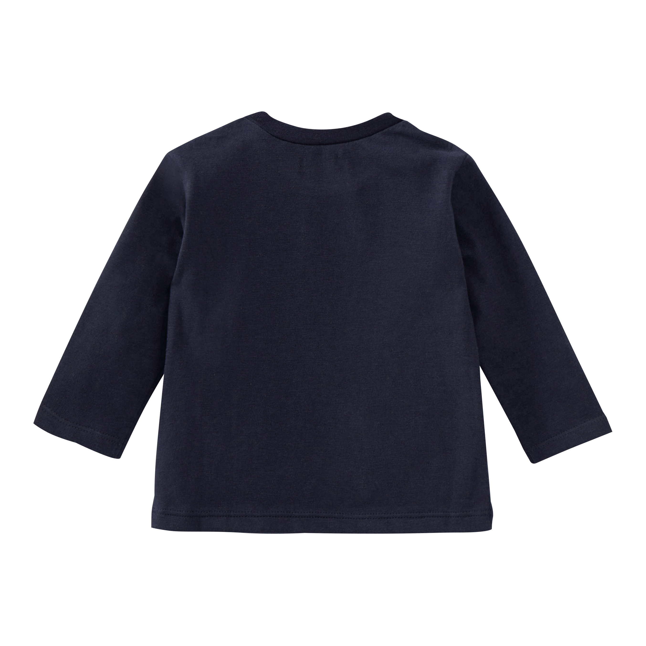 Tee-shirt manches longues en coton | Bleu