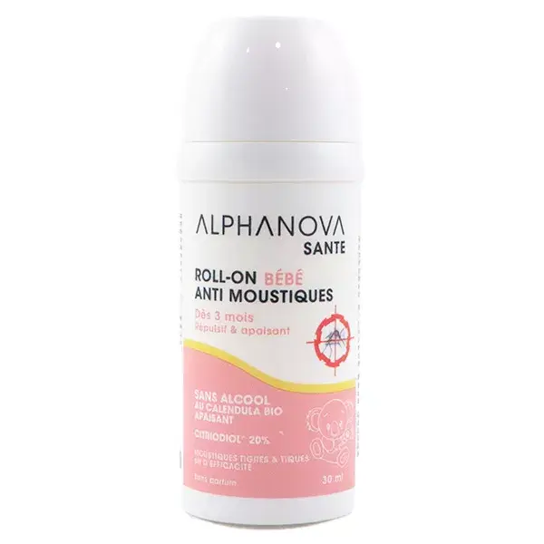 Repelente de mosquitos roll-on Alphanova Baby 30ml