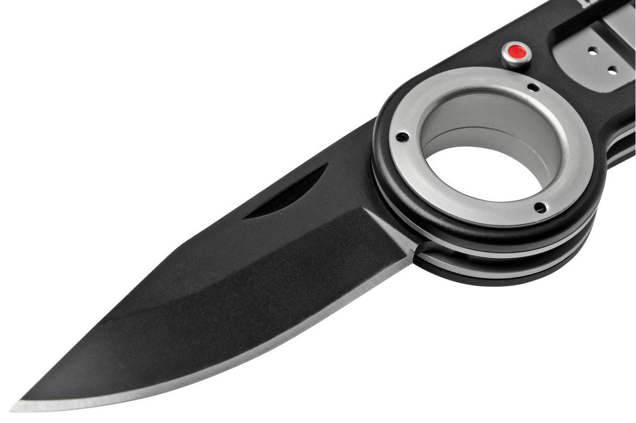 Hultafors OKF 380310 Black Stainless Steel, zakmes