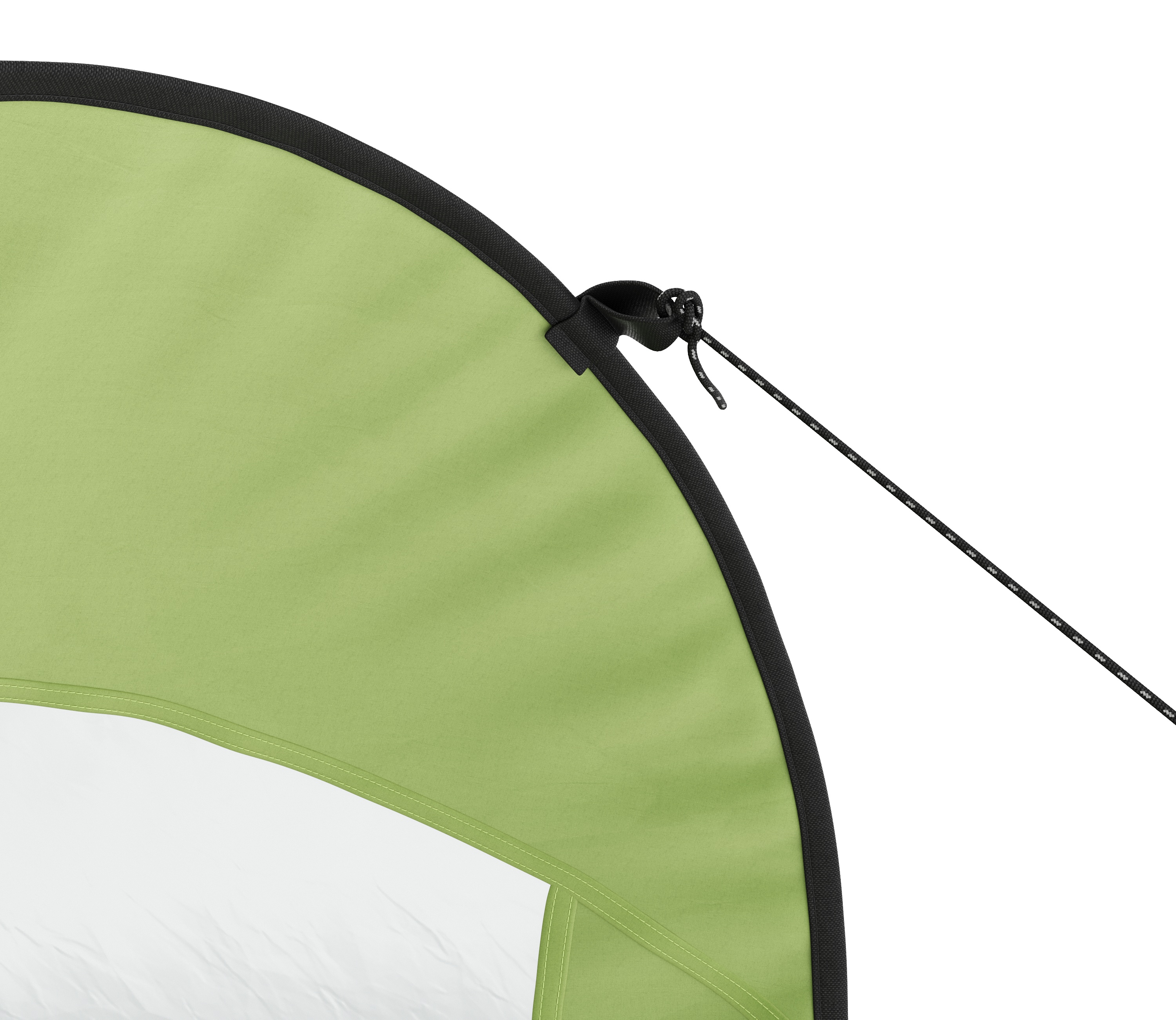 Windsegel für SUP und Kajak grün
