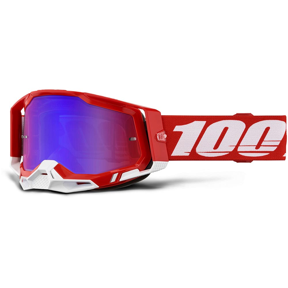 100% - Masque Racecraft 2 - Ecran Iridium Rouge / Bleu / Iridium