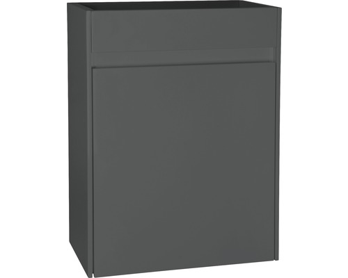 Wastafelmeubel Verschil HURA L BxHxD 39,5 x 52 cm x 21,5 cm Frontkleur antraciet