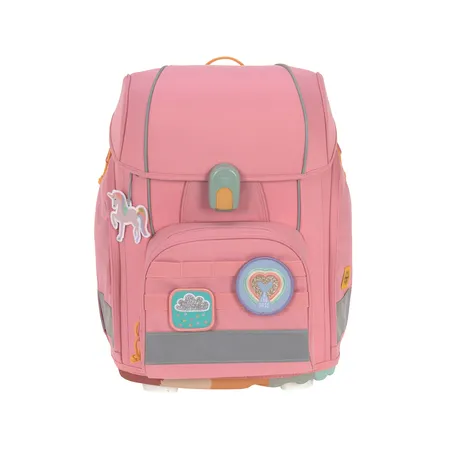 Lässig Schulranzen Set Boxy Unique Pink, 7-teilig