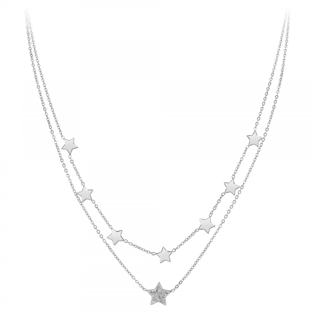 Collier multi rangs et étoiles par SC Bohème